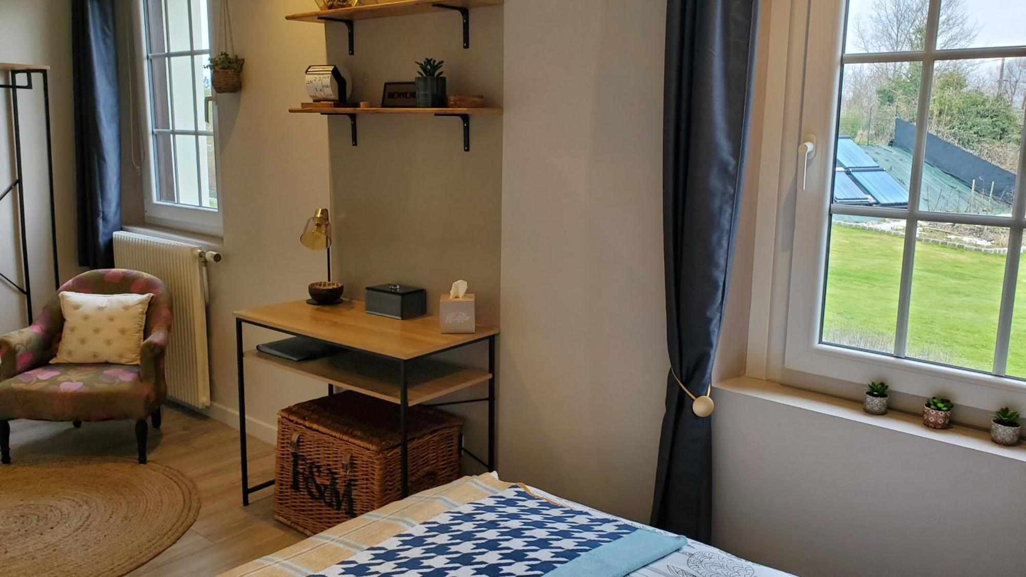 Vieille Fermette Bnb Chambre Prive Waben Luaran gambar