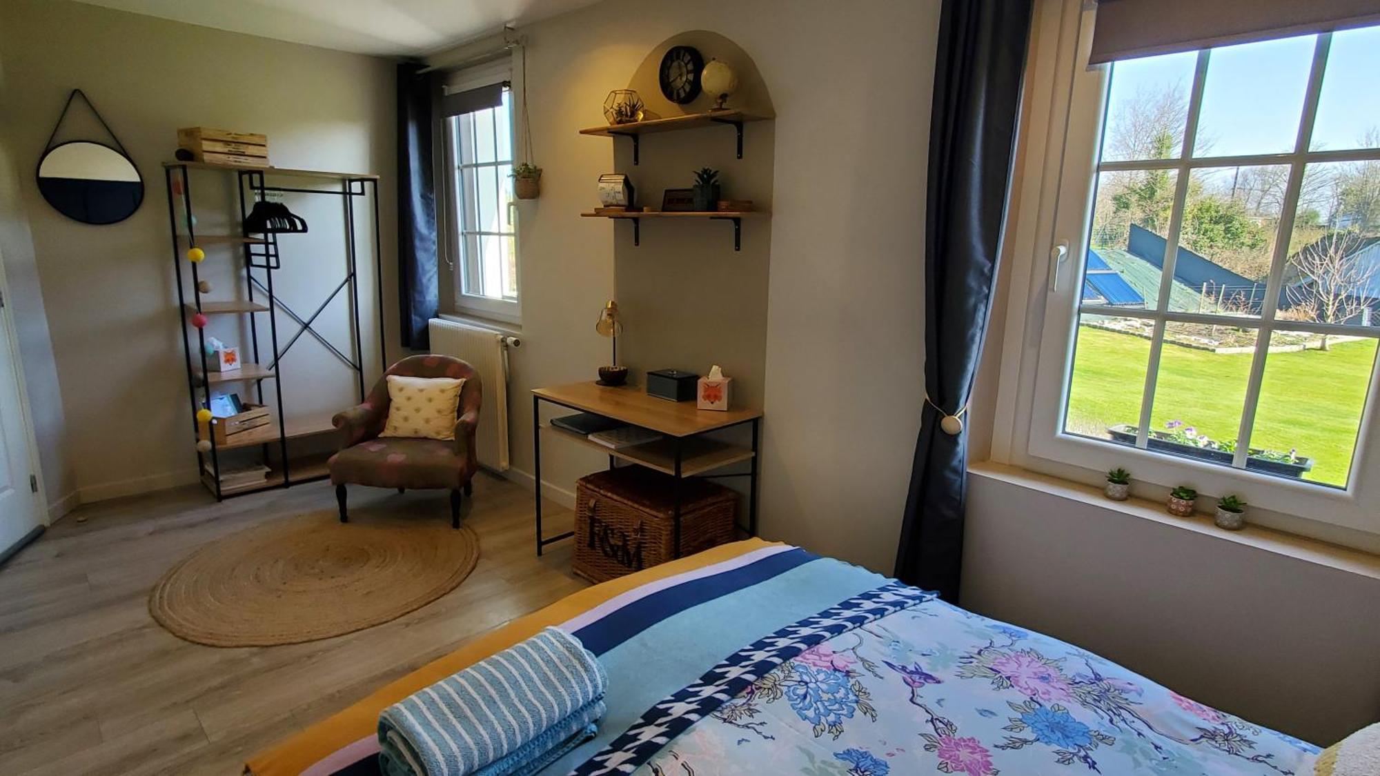 Vieille Fermette Bnb Chambre Prive Waben Luaran gambar